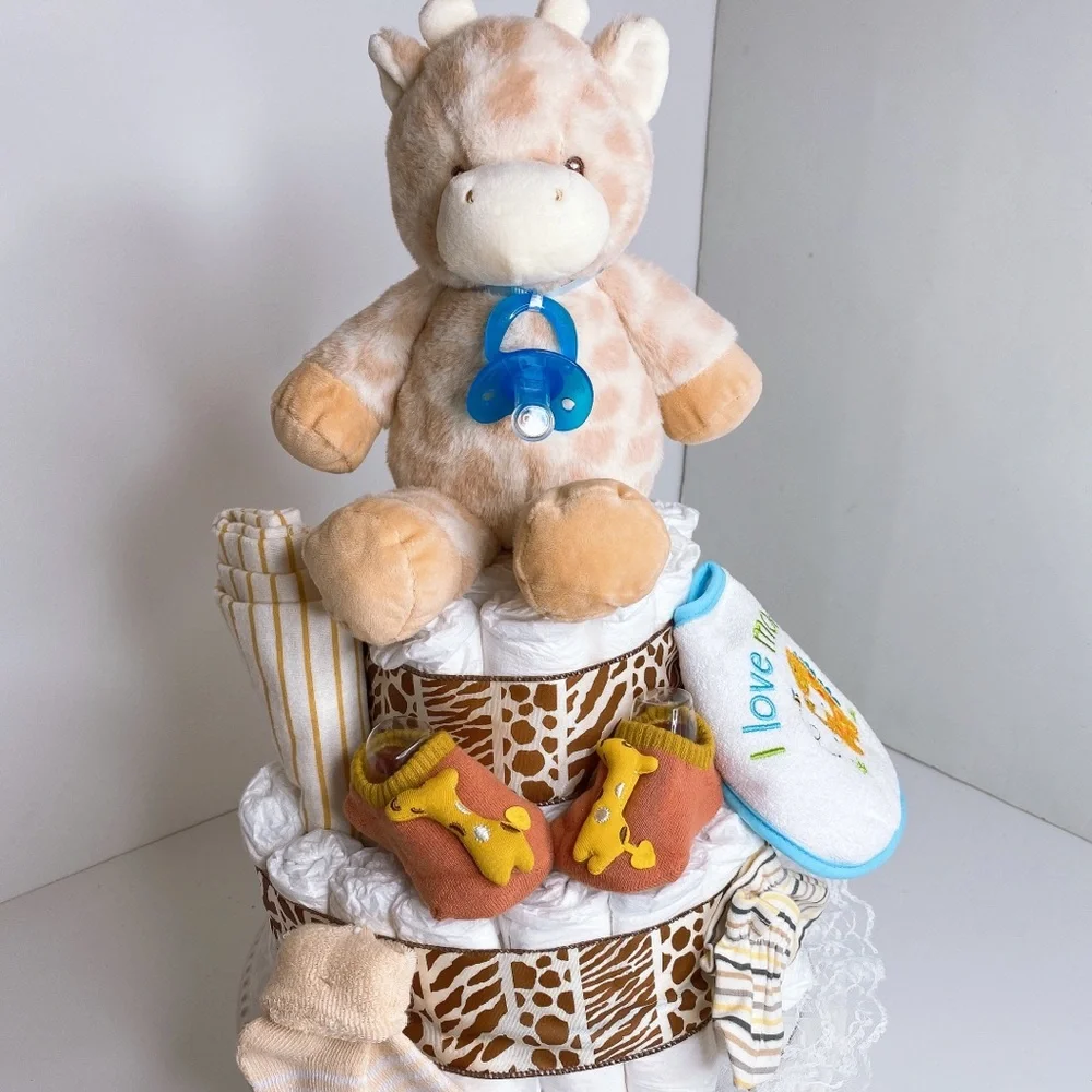 Giraffe Diaper Cake